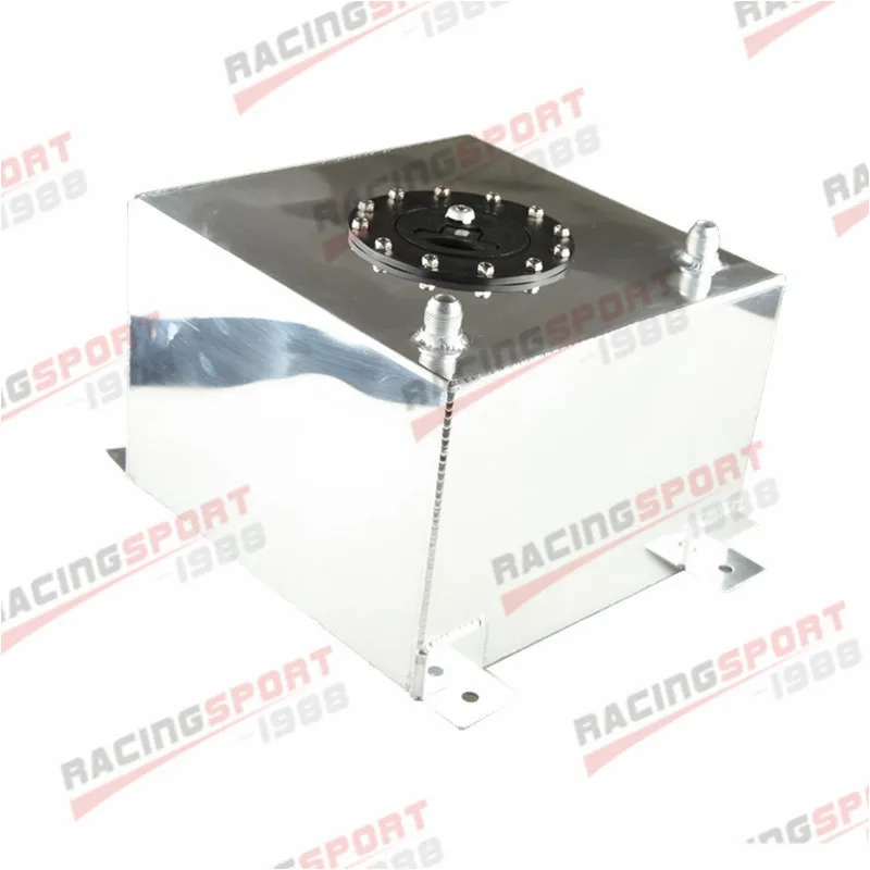 Universal Polished Lightweight Aluminum 20L 5 Gallon Fuel Cell Tank US