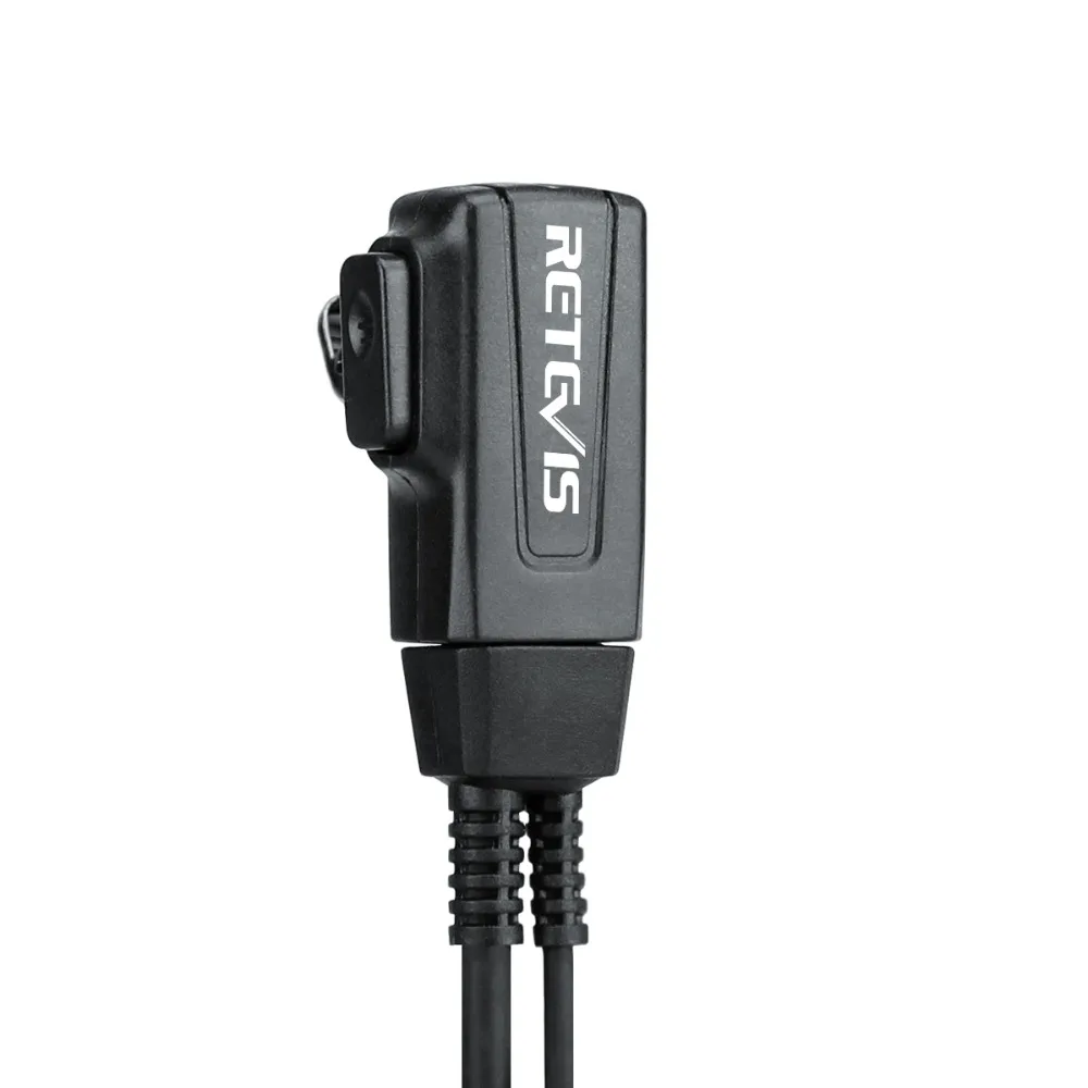 10 шт. Retevis 2 контактный скрытый акустический трубчатый наушник PTT Mic гарнитура для