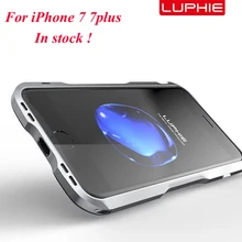 Luphie бренд супер металла Алюминий бампер для iPhone 7 7 плюс Роскошный Металлический Рамки мобильного телефона чехол для Iphone 7 Plus