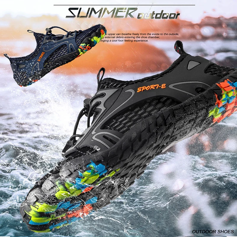 WWKK 2019 الصيف أحذية ماء امرأة الرجال رياضية في الهواء الطلق السباحة الصيد الشاطئ سريعة الجافة الغوص المنبع أحذية رجل waterschoenen