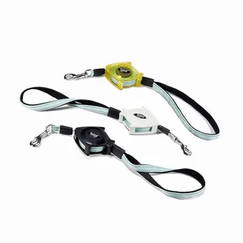 

Pet Dog Cat Products High Quality Middel Large Reflective Double Size Automatic Expansion Leashes Leads