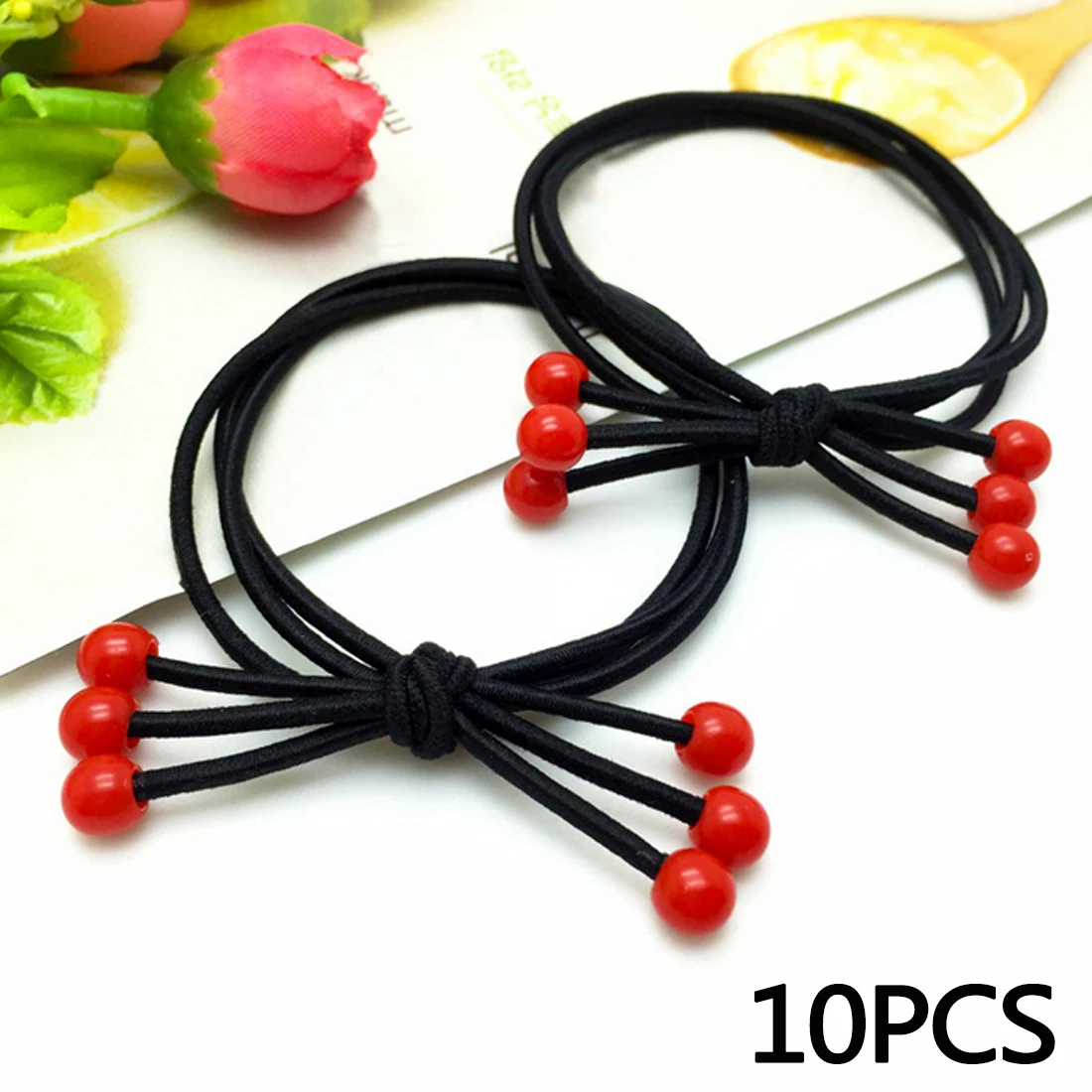 10pcs/set Super Quality Elastics Bead Rubber Bands Double Layers New