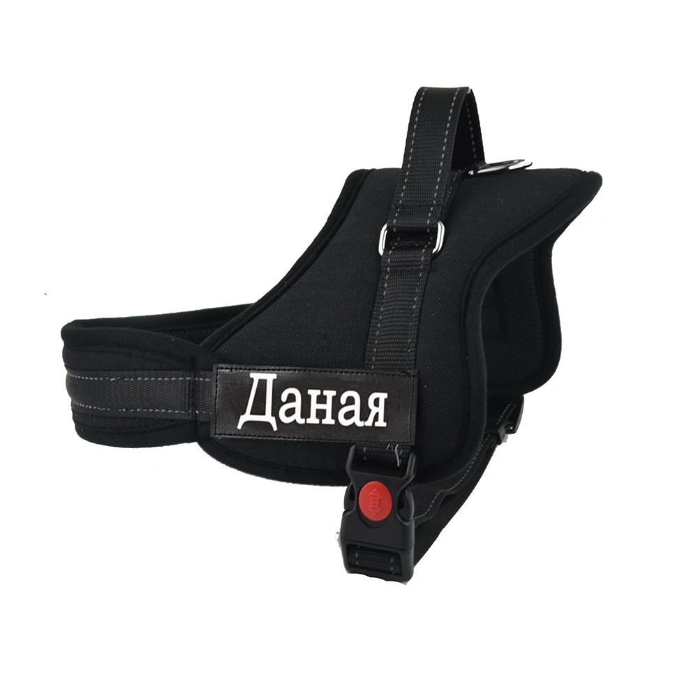 Hot Sale Large Dog Name Harness Small Medium Big Dog Harness Personalized Harness for Dogs