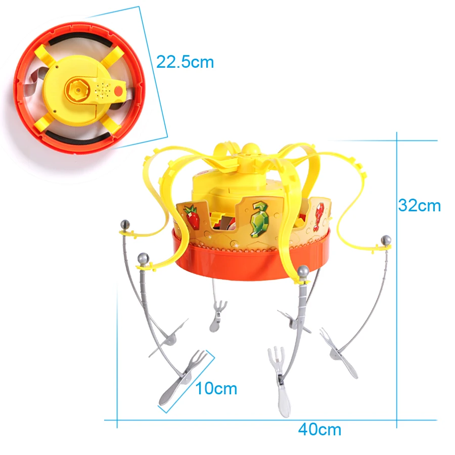 Chow Crown семейная настольная игра вечерние головоломки игрушка съесть спиннинг закусок до того, как музыка остановится родитель-ребенок Взаимодействие подарок для игры