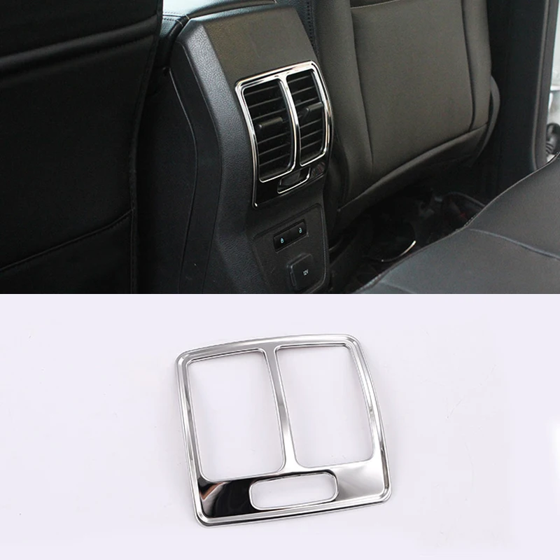 

For Ford Escape Kuga 2017 2018 ABS Matte Car Back Rear Air Condition outlet Vent frame Cover Trim accessories Car styling