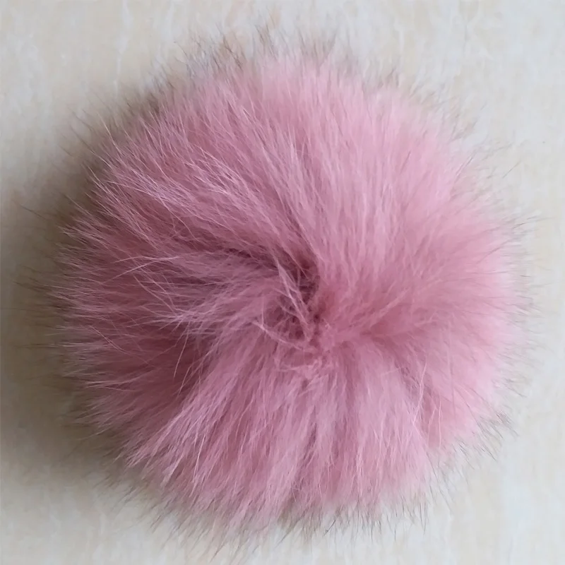 rolled up skully hat DIY Pure White Natural Fox Fur Fluffy Pompon Hats Real Fox Raccoon Fur Big Ball Pom Pom for Caps Hats Skullies Pompoms 12-14cm best beanies Skullies & Beanies