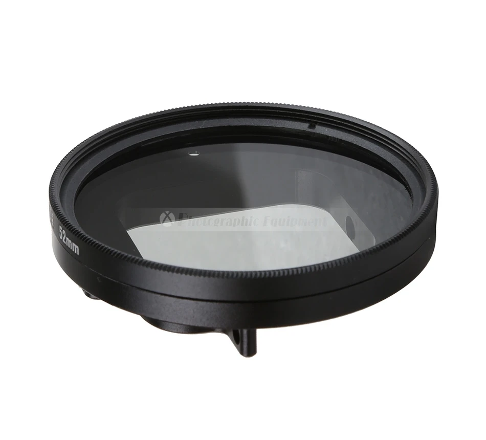 Mini Camcorder Camera Lens Filter Adapter 52mm Mount Kit for Gopro Hero 5 Black Accessories