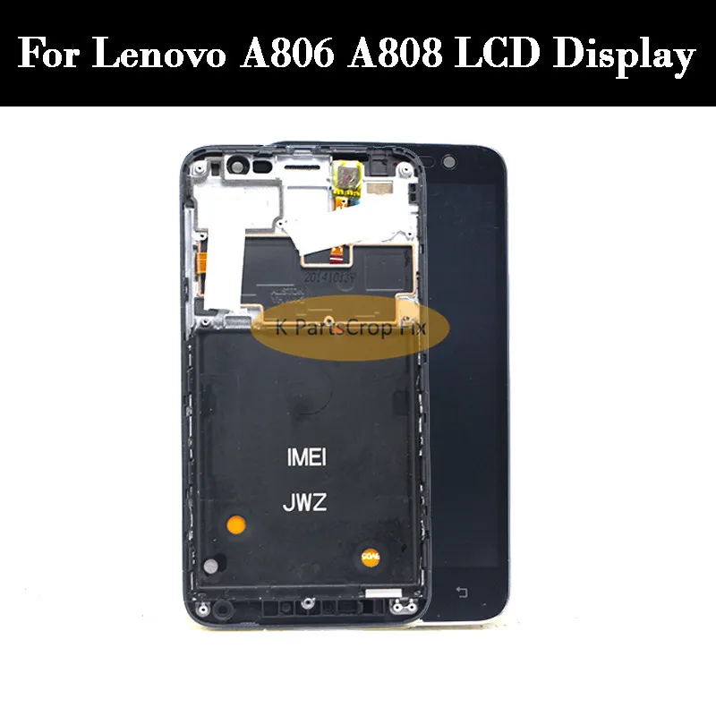 lenovo a806 a808 lcd + frame  (9)