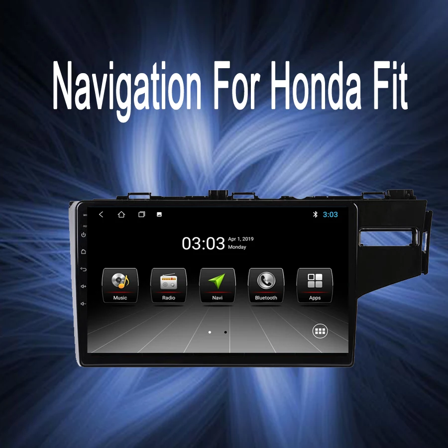 

OTOJETA Brand car android gps HD touch screen navigation Fit for Honda Fit Jazz RHD 2016-2017 car stereo autoradio aux bluetooth