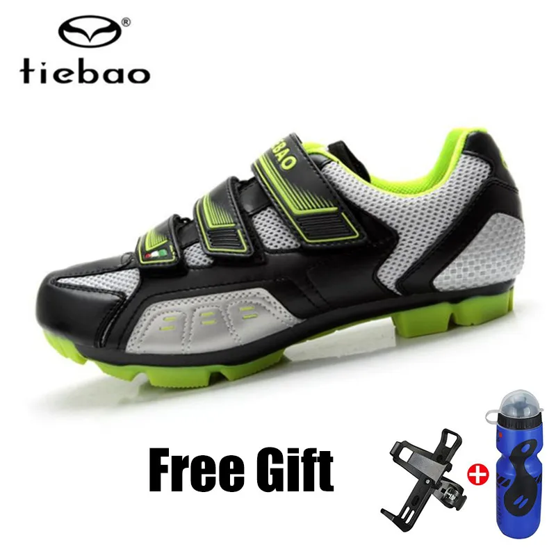 

Tiebao MTB Cycling Shoes Men add Bicycle water Bottle with Holder Bicycle Racing Shoes Cycle Sapatilha Ciclismo MTB sports shoes