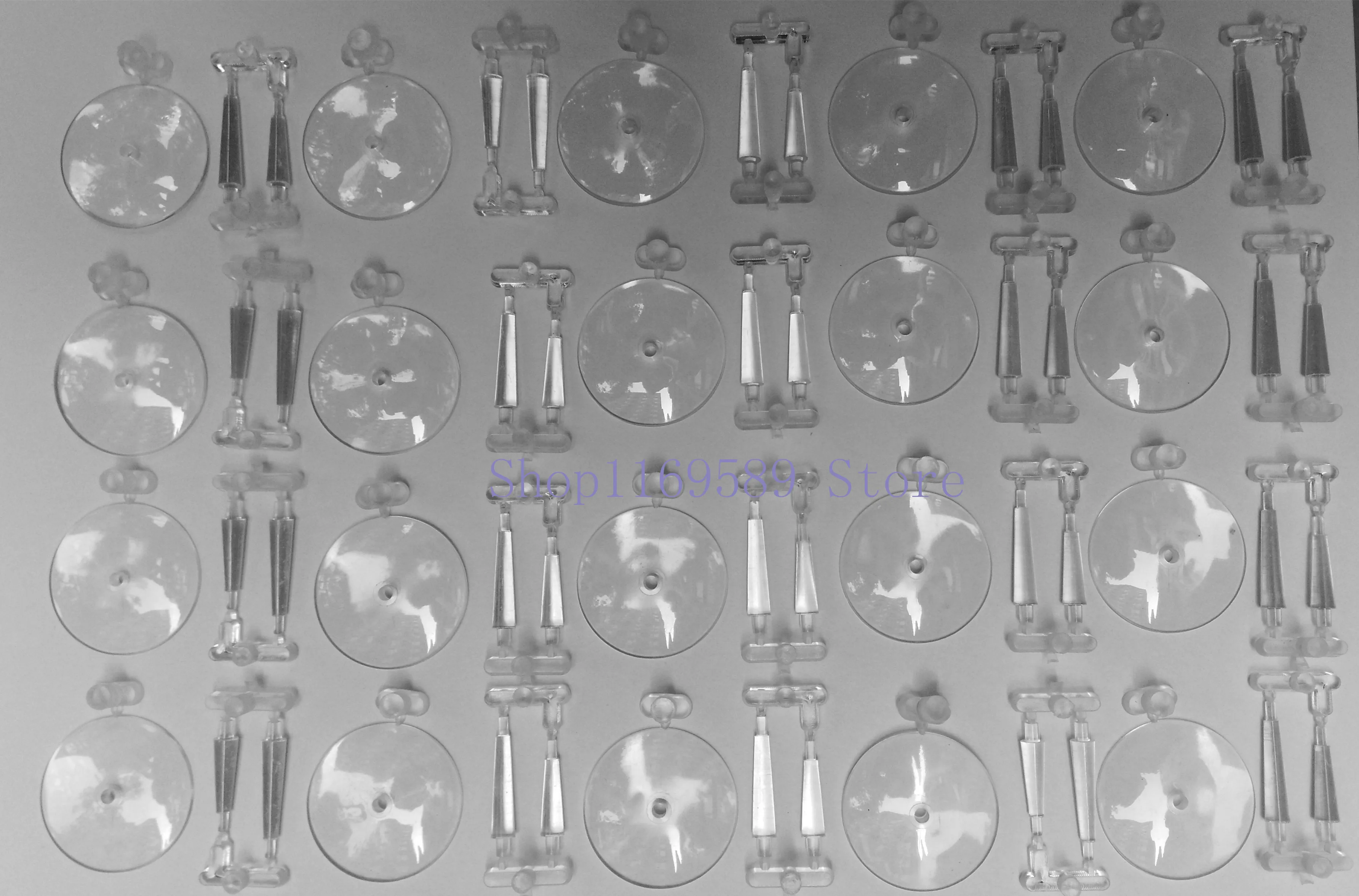 Lot Of 20PCS 32mm Round Transparent Flight Stand For Miniature Wargames Table Games
