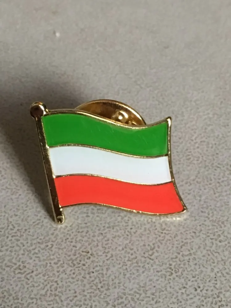 

Iran Green White and Red flag pin lapel pin badge Brooch Icons 1PC