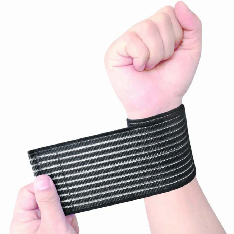 1PCS Wrist Support Elastic Sport Bandage Brace Strap Elbow Sports Safety Wristband Hand Gym Barbell Weightlifting Weight Lifting (7)