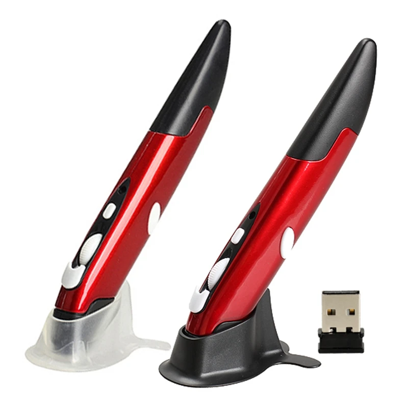 Mini 2.4GHz Wireless Mice Optical Pen Pad Tablet PC Air Mouse