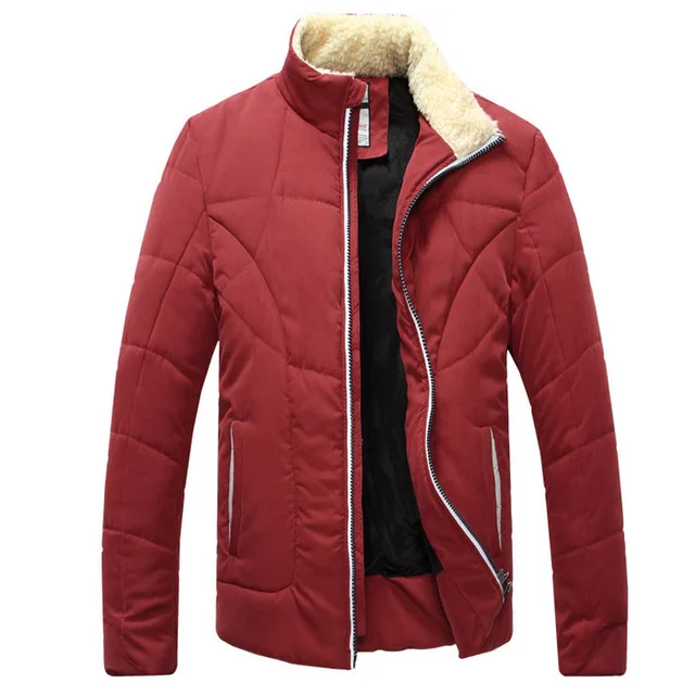 

2017 new Men Winter Coats Short Slim Men's Clothing Cotton Coat Parkas Winter Jackets Overcoats Nordic Style for Men