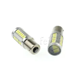 

2X 1156 1157 33SMD 5630 Led Car Turn Brake DRL Driving Lamp Auto Rear Reverse Bulbs Orange white blue brake light, tail light,