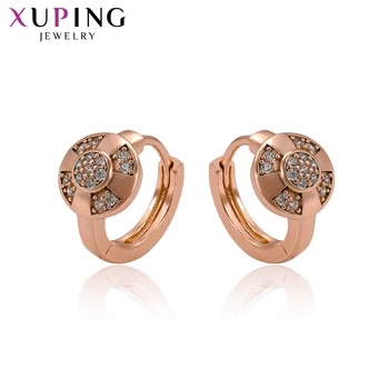 

Xuping Simple Simplicity Vintage Hoop Earrings for Women Girls Party Temperament Charms Styles Jewelry Gifts 97787