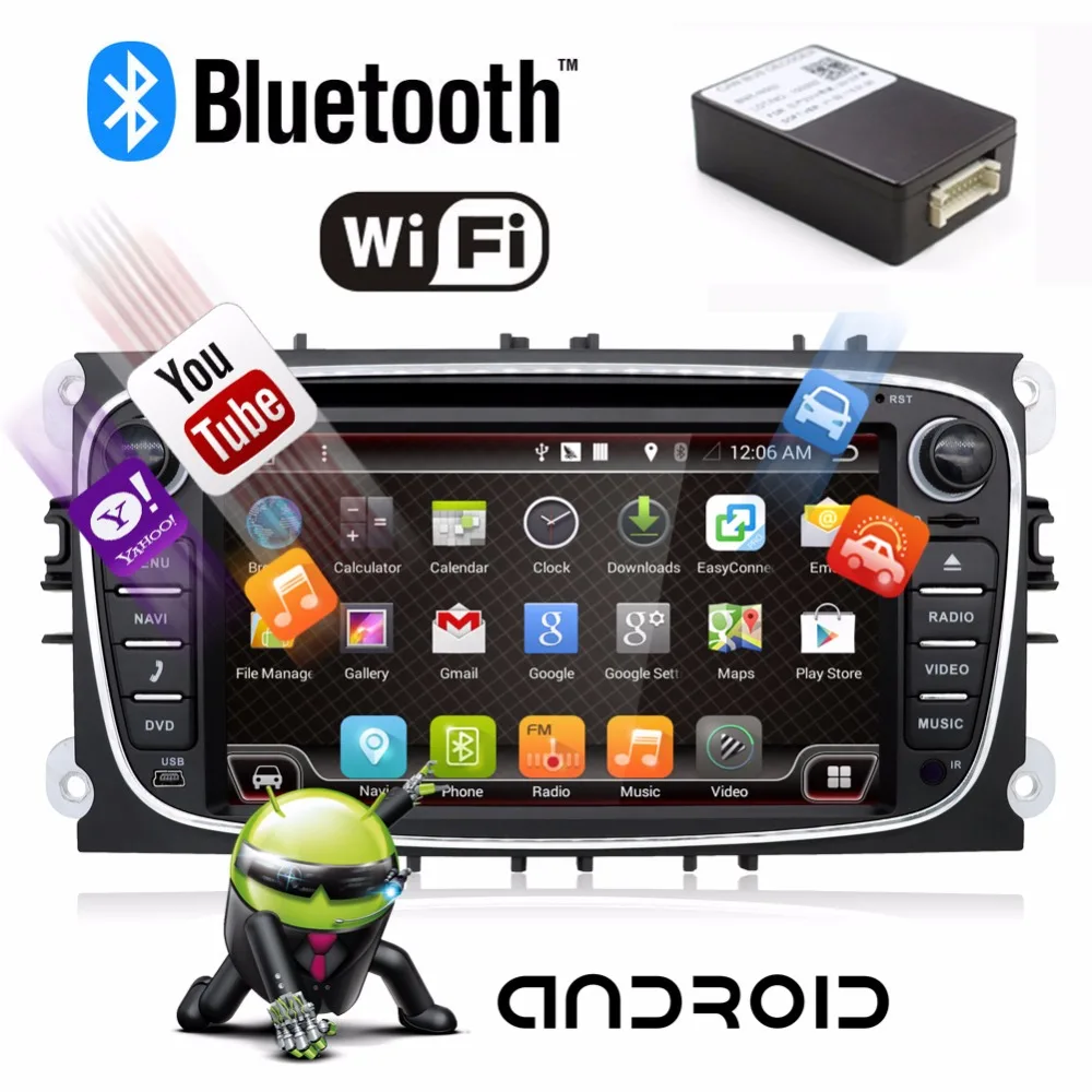 bosion 2din Quad Core Android 6 0 font b Car b font DVD for Ford Mondeo