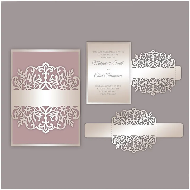  Wedding Invitation Cutting Die Scrapbooking Craft Metal Die Cut for DIY Paper Cards Making Love Hom