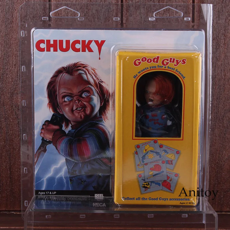 Горячие игрушки NECA Good Guys Childs Play Чаки ПВХ фигурка Коллекционная модель игрушки 11 см