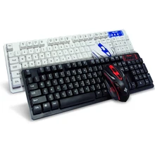 Оригинальная 2,4 ГГц Беспроводная клавиатура и мышь профессиональная игровая клавиатура Механическая на ощупь офисная компьютерная клавиатура для ПК ноутбука
