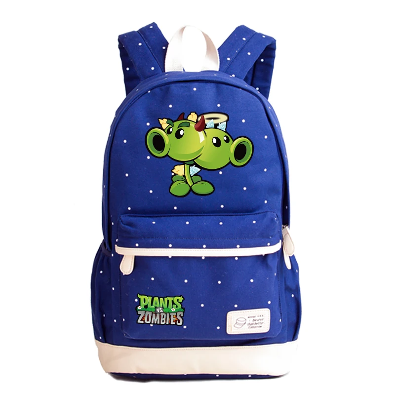 Новая игра PVZ Растения против Зомби холщовый рюкзак с принтом школьные сумки для девочек-подростков Mochila Feminina рюкзак для ноутбука