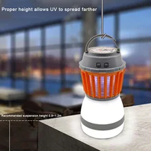 Горячий дом Крытый Водонепроницаемый Открытый Кемпинг зарядка через usb москитный контроль отпугивателя солнечной комаров