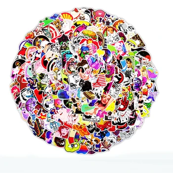

500pcs Random Hot Sale Stickers Kid's Toy Cartoon Funny Sticker for Skateboard Laptop Suitcase Moto Bicycle Bedroom DIY Stickers