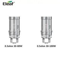 Оригинальные 5 шт Eleaf EC2 катушки голову 0.3ohm/0.5ohm подходит для Мело 4 форсунки танк электронной сигареты кольцо Eleaf VS Eleaf EC