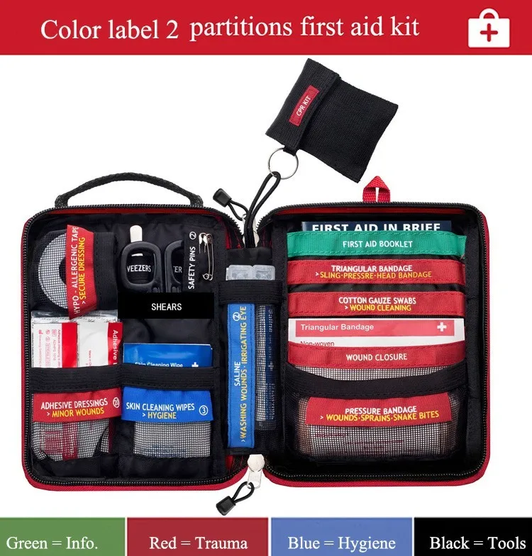 

Mini Emergency Survival Gear and Medical First Aid Kit Portable Emergency Survival Medical Bag for Car Camping Home Travel