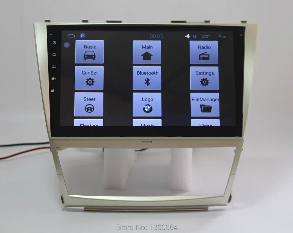 Excellent 10.1 INCH 1024*600 Android 8.1 CAR DVD GPS FOR TOYOTA CAMRY 2007 2008 2009 2010 2011 NAVIGATION RADIO STEREO HEAD UNIT BLUETOOTH 6