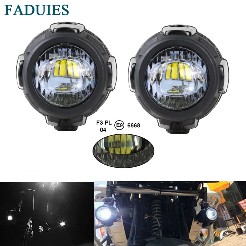  FADUIES Motorcycle LED Auxiliary Fog Light Safety Driving Spot Lamp For BMW R1200GS ADV - 32851366890
