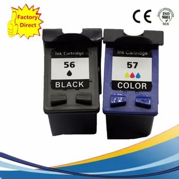 

Cartridges Remanufactured For HP56 XL 57 56XL 57XL HP56 HP57 HP56XL HP57XL Deskjet 5650 5650w 5850 5850w 9650 9670 9680