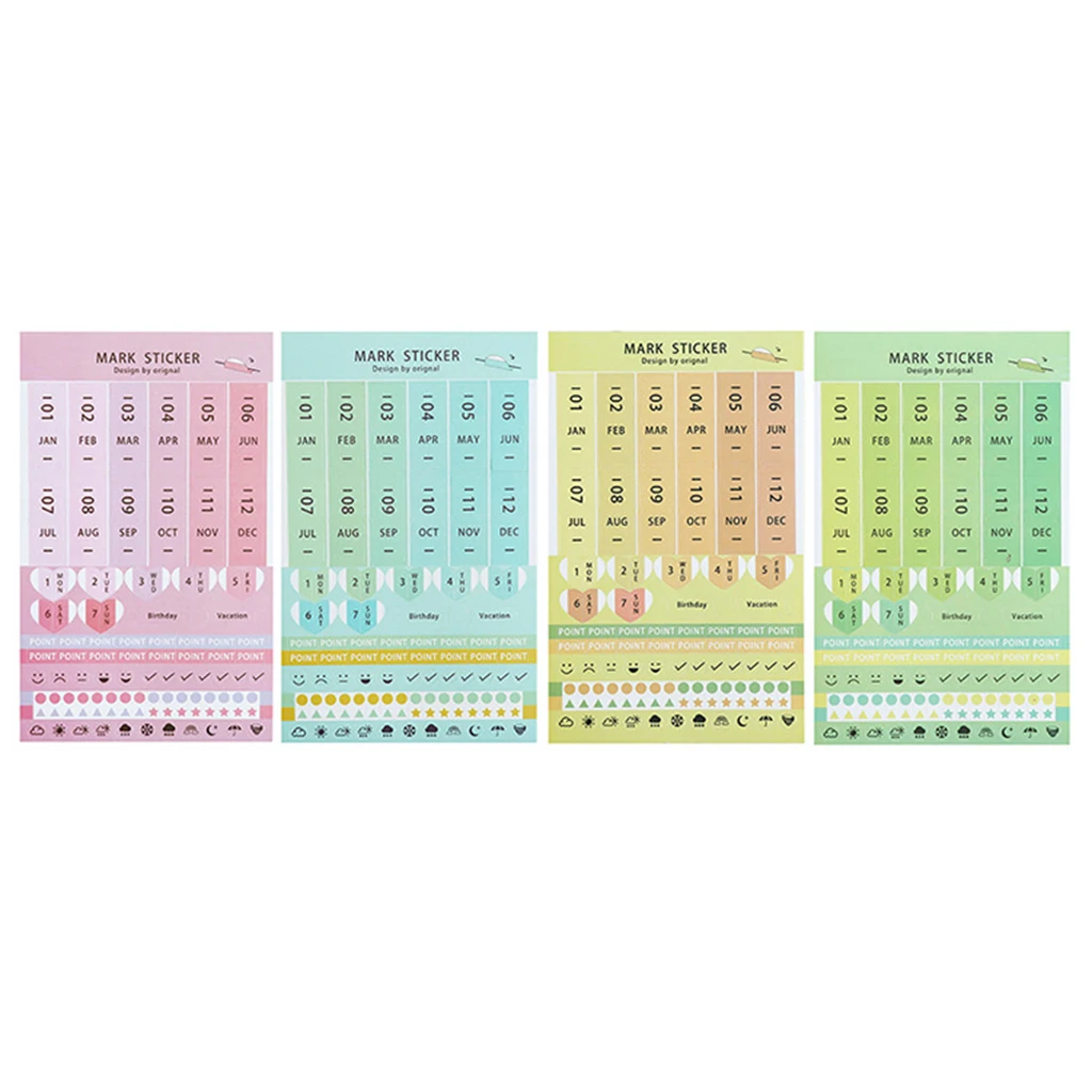 8 Sheets Index Tabs Reminder Stickers Calendar Monthly Index Planner Labels 8 Sheets Index Tabs Reminder Stickers Calendar Monthly Index Planner Labels