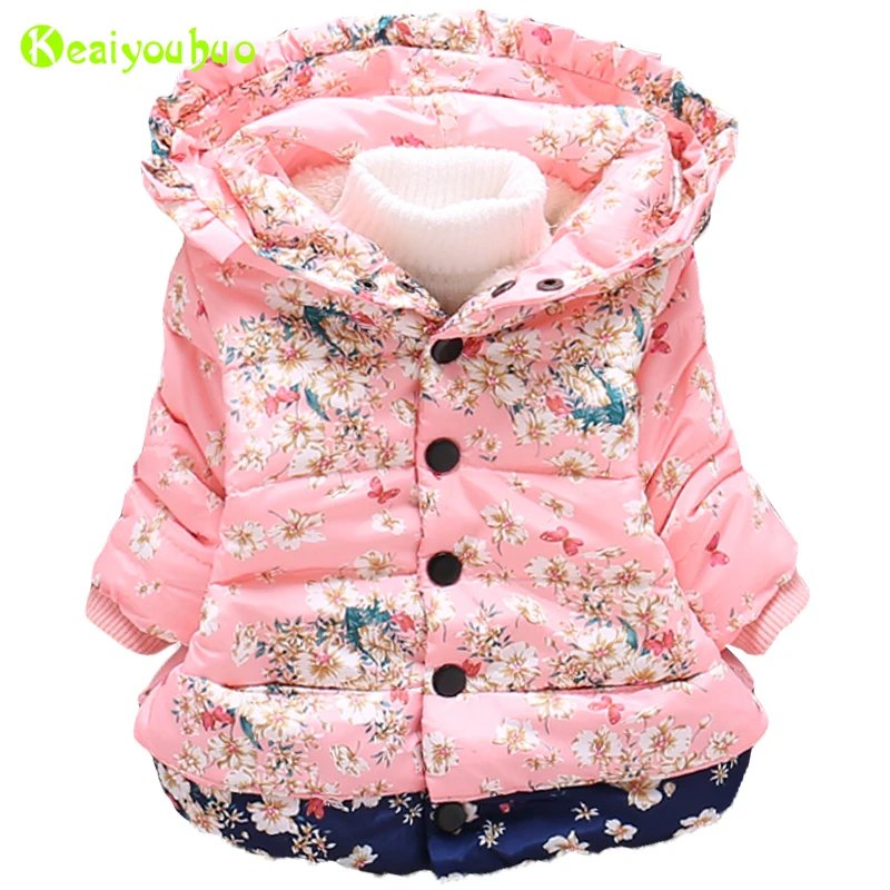 

Children Jacket Clothes 2018 Autumn Winter Jacket For Girl Coat Kids Warm Outerwear Coat For Girls Infant Coat Baby Girls Jacket