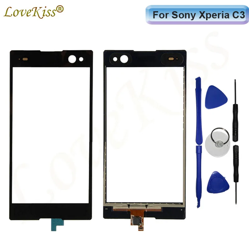Сменный сенсорный ЖК экран для Sony Xperia C3 D2533 D2502 C4 E5303 E5306 E5353|glass lens|touch screen sensortouch