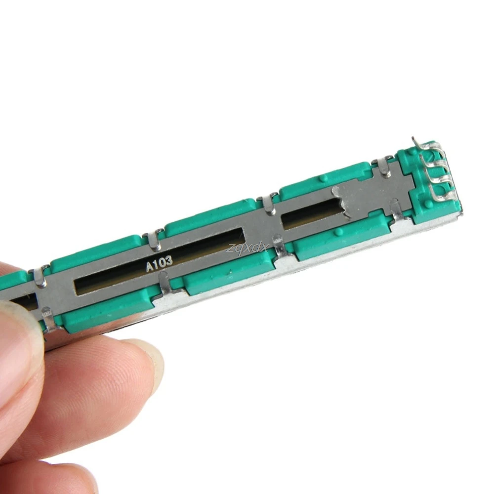 5 шт./лот A10KX2 потенциометр для микшер behringer фейдер 75 мм 7,5 см ...