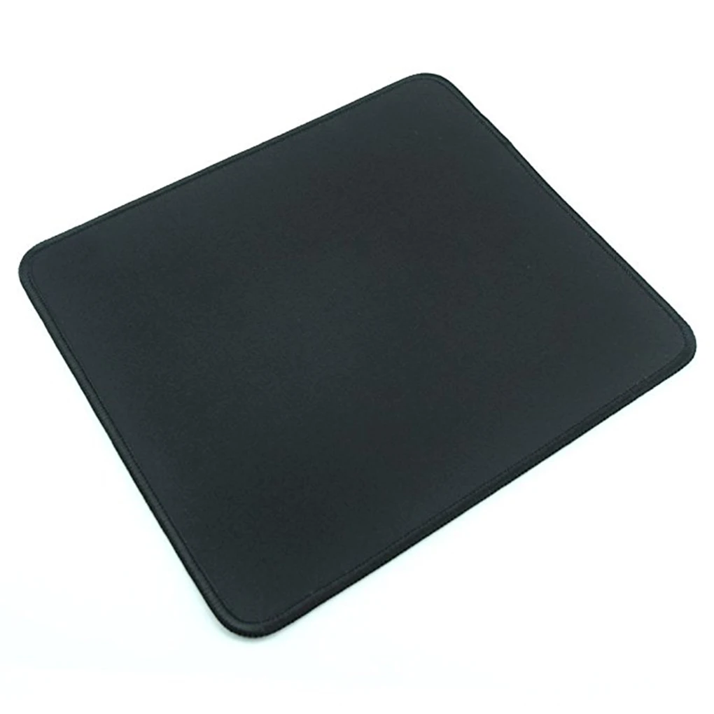 Новое поступление нескользящий износостойкий компьютерный ноутбук Мягкий край прошитый коврик для мыши офисный резиновый тканевый коврик - Цвет: 240 320 3mm black