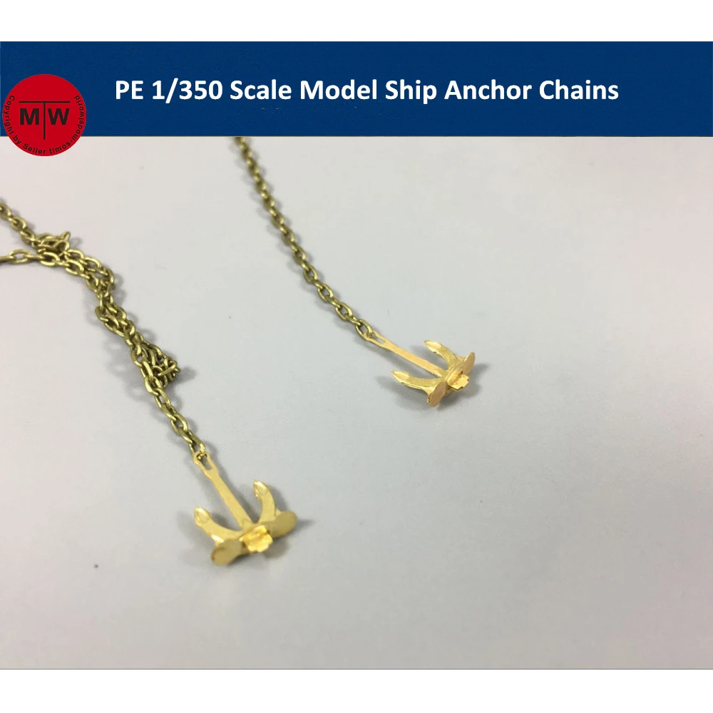 Toys Wooden Model Ship Anchor Chain 1/350 Scale Toys & Hobbies