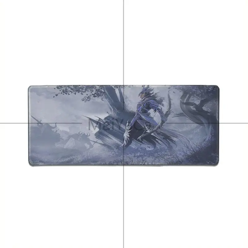 MaiYaCa final fantasy art Ноутбук игровой коврик для мыши мягкий резиновый Профессиональный игровой коврик для компьютерной мыши планшет Аниме Коврик для мыши - Цвет: Lock Edge 30X90cm