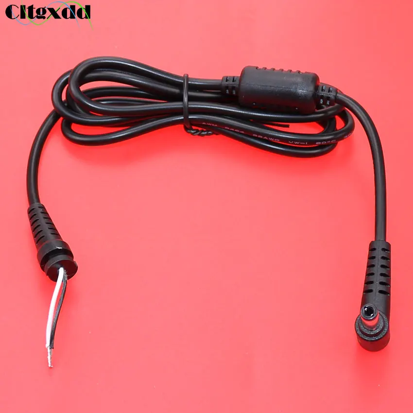 cltgxdd 20pcs 5.5*2.5mm DC Power Male Tip Plug Connector With Cord  Cable For Toshiba Asus Lenovo Laptop Adapter, 5.5X2.5mm