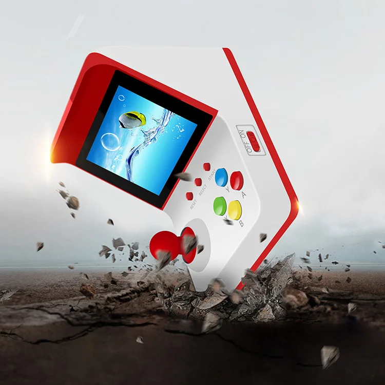 Встроенный в 360 игр 8 бит мини-игровая консоль 3,0 дюймов экран качалка портативная игровая консоль лучший подарок для детей