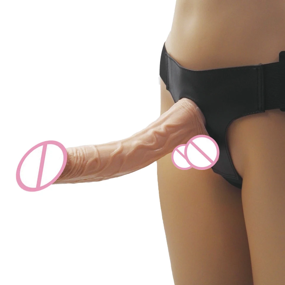 

camaTech Straped On Penis Pants Strap-on Huge Realistic Cock Harness Strapless Removable Suction Cup Dildos Panties For Lesbians