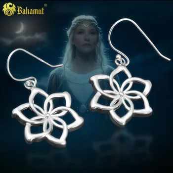 

LOTR JEWELE Fashion Flower Long Earring For Women Lovely Girls Gift S925 Sterling Sliver Jewelry A Pair Sale New Design