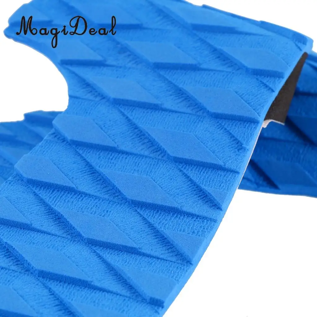 MagiDeal Professional 1 Set of 3Pcs Anti-Slip EVA Foam Surfboard Traction Tail Pads Surfing Surf Deck Grips Shortboard Accessory