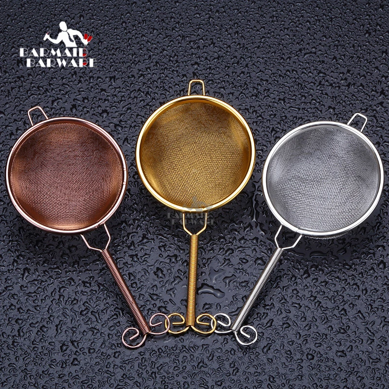 

New 304 Stainless Steel Conical Cocktail Sieve Great For Removing Bits From Juice Julep Strainer Cocktail Strainer Bar Strainer
