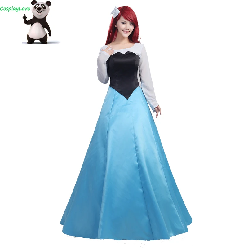 

CosplayLove Custom Made The Little Mermaid Ariel Princess Blue Dress Cosplay Costume For Halloween Christmas Party