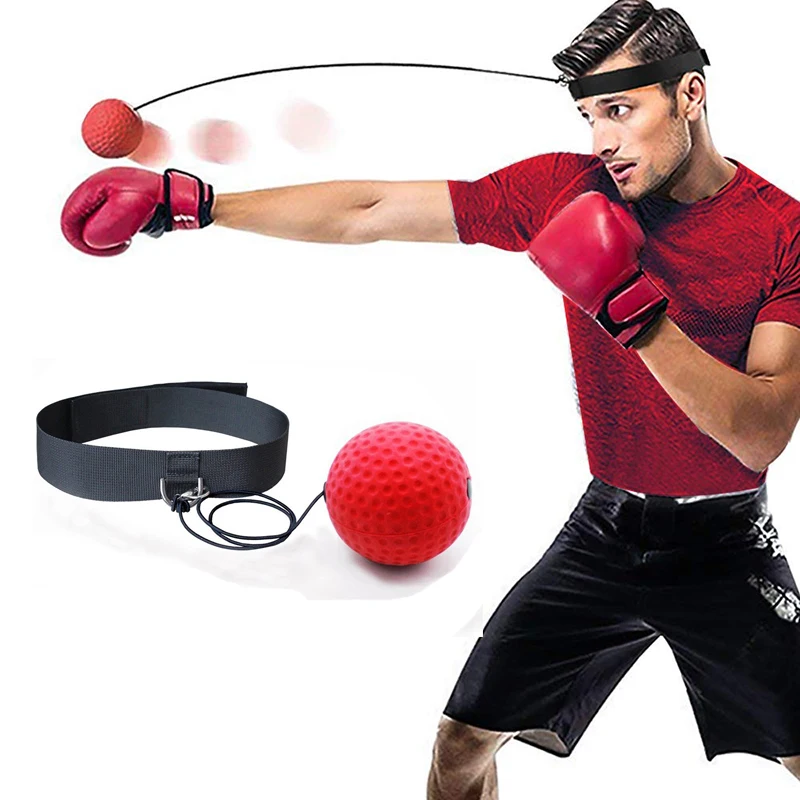 Boxing Reflex Speed Punch Ball MMA Sanda Boxer Raising Reaction Force Hand Eye T