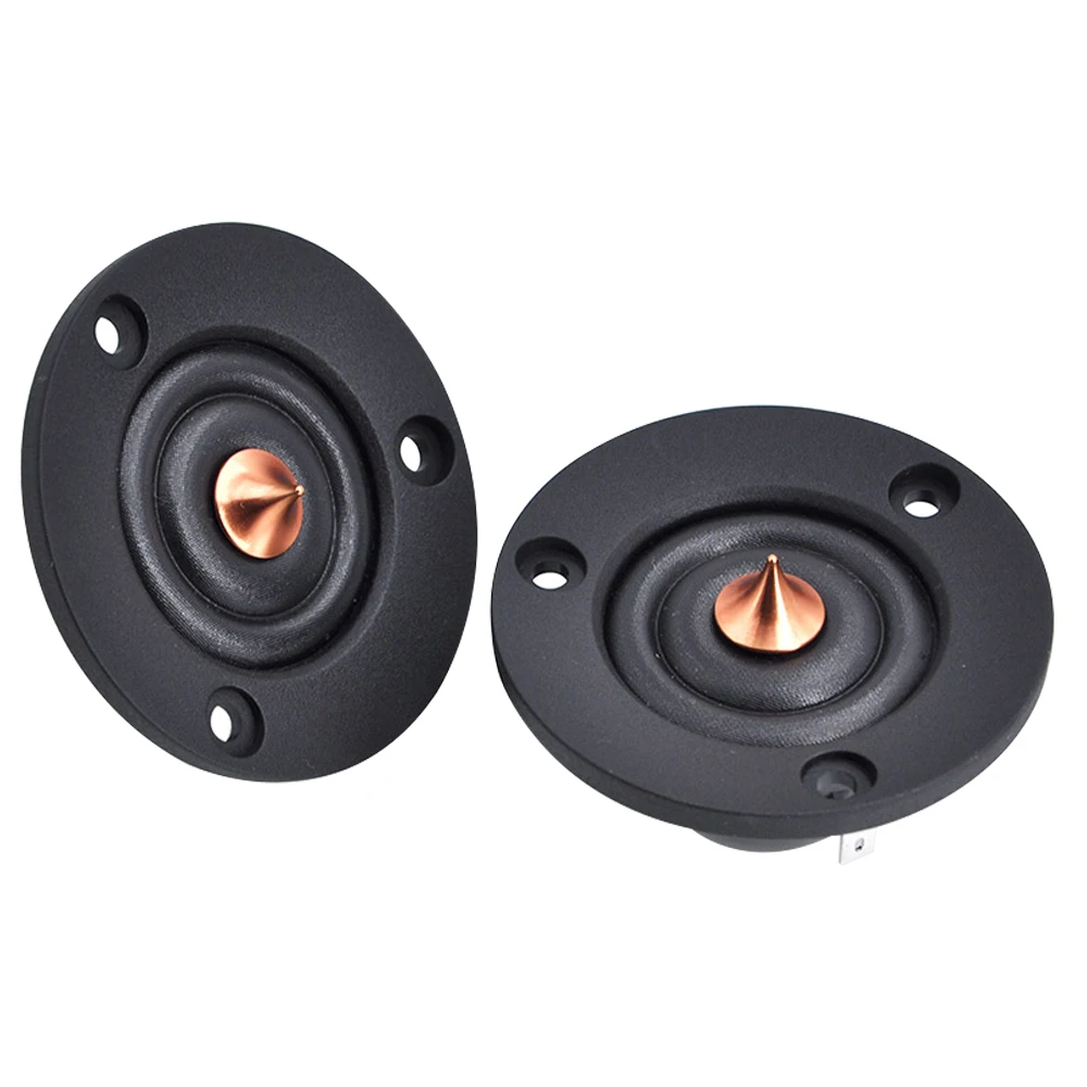 GHXAMP 2 inch Dome Tweeter Speaker Unit HIFI Silk Film 4OHM 30W Car Tweeter Loudspeaker Home Theater DIY Soundbox F0-20 KHZ 2PCS