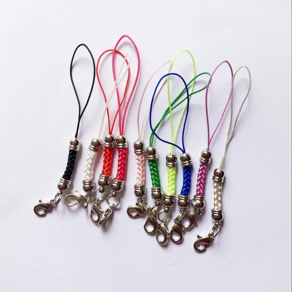 20 Pieces Mixed Colors Cell Phone Lanyard Cords Strap Lariat with Lobster Clasps
